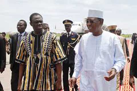 Visite officielle du Président Michel KAFANDO à N’Djamena 