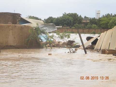 Pluie du Dimanche 02 Août 2015 : D’importants dégâts matériels à Bissighin