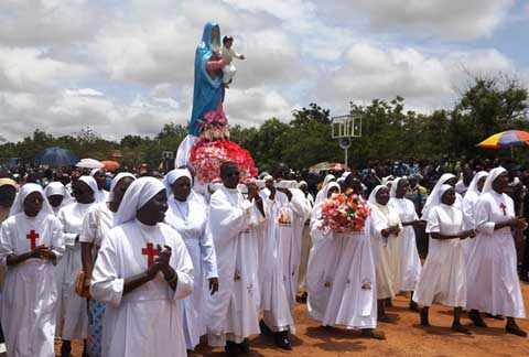Fête de l’Assomption à Yagma : L’on a encore célébré la Vierge Marie
