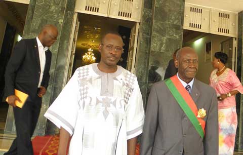 Problèmes des décorations au Faso : Le Grand Chancelier en parle au Premier ministre et au Président du CNT