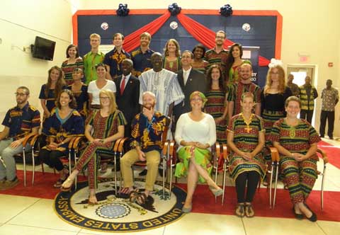 Corps de la paix américaine au Burkina : 21 nouveaux volontaires ont prêté serment