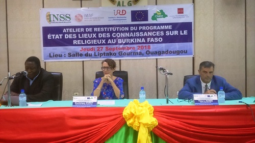 Atelier de restitution du programme « État des lieux des connaissances sur le religieux au Burkina Faso »