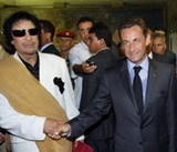 Kadhafi et Sarkozy