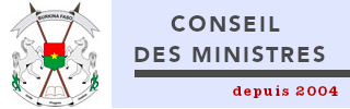 Conseil des Ministres depuis 2004