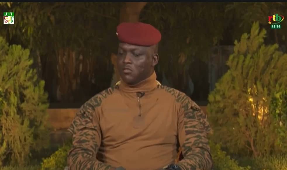 Burkina :  « Comme je l’ai dit, le terrorisme sera vaincu dans la région de Boucle du Mouhoun », a affirmé le capitaine Ibrahim Traoré, chef de l’État