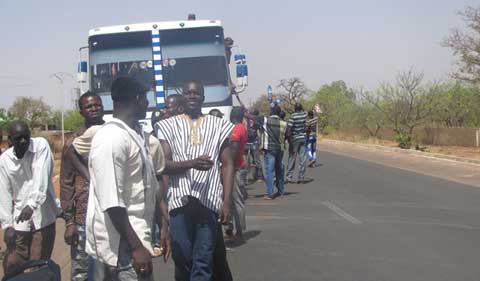 Transport au Burkina : Des chauffeurs et routiers en grève de 48 heures 